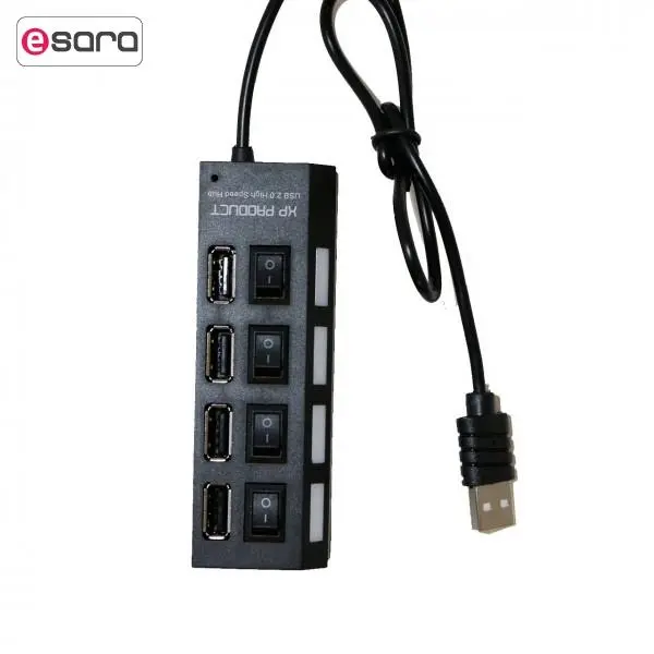هاب 4 پورت USB 2.0 ایکس پی پروداکت مدل H811