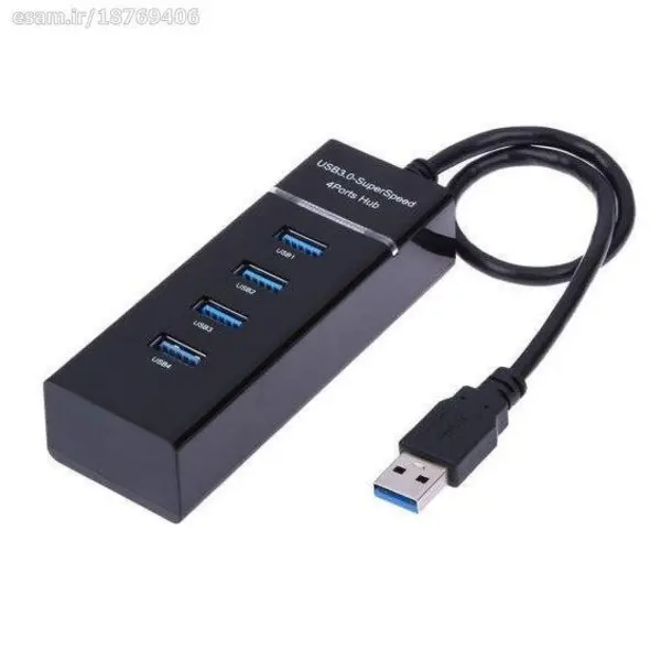هاب 4پورت USB 3.0 رویال کد 303