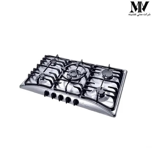 اجاق گاز رومیزی 5 شعله استیل مدل GI13 اخوان