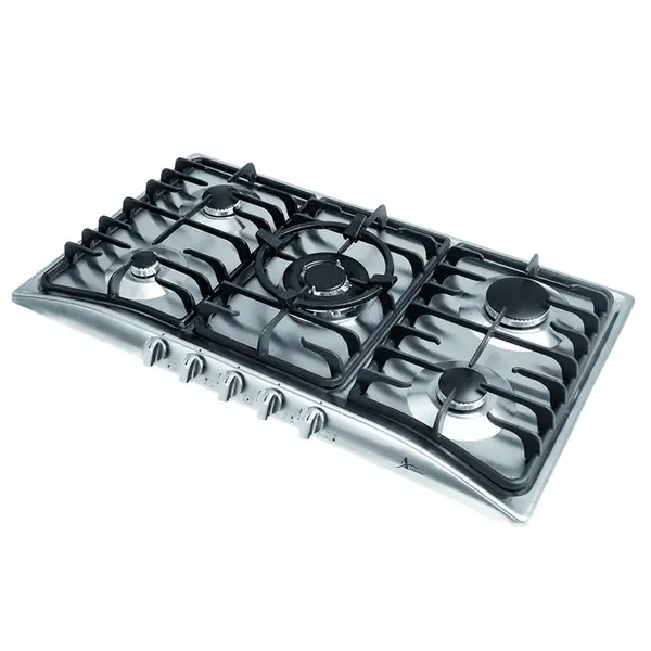اجاق گاز رومیزی 5 شعله استیل مدل GI13 اخوان