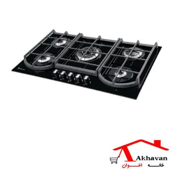 اجاق گاز صفحه ای شیشه ای اخوان مدل ونوس 8