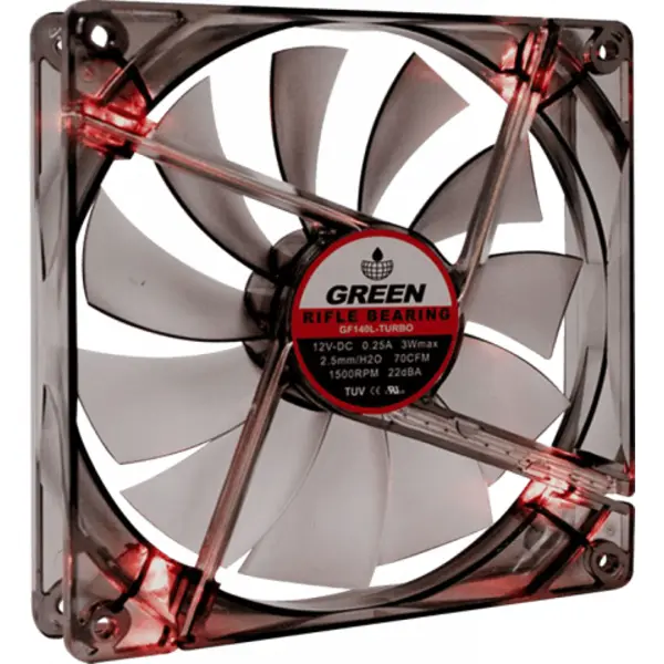 فن کیس گرین مدل Case Fan GREEN 140mm Turbo LED - 3