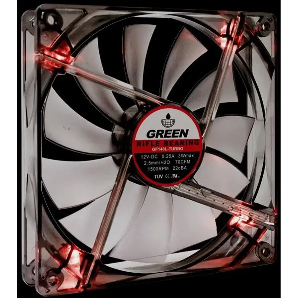 فن کیس گرین مدل Case Fan GREEN 140mm Turbo LED - 2
