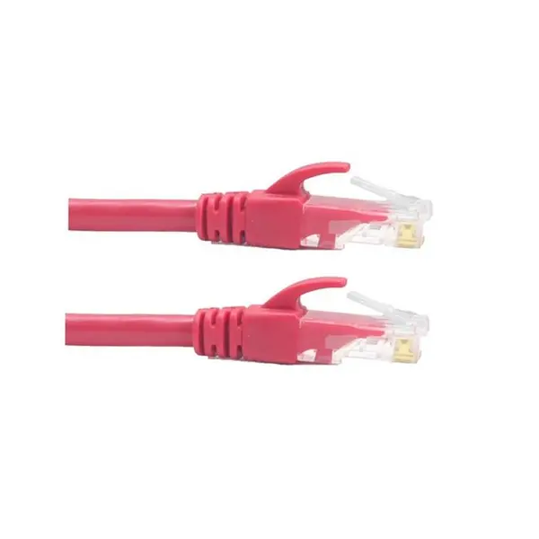 کابل شبکه CAT5E دی-نت به طول 2 متر | قرمز