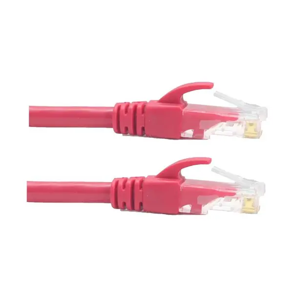 کابل شبکه CAT5E دی-نت به طول 2 متر | قرمز