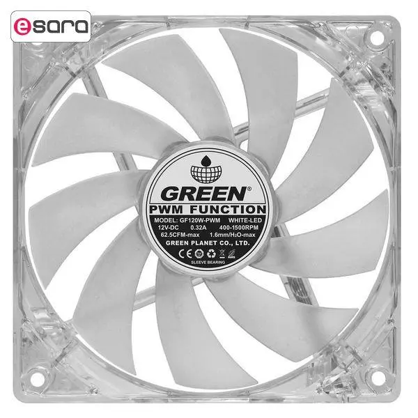 فن کیس گرین مدل GF120W-PWM - 4