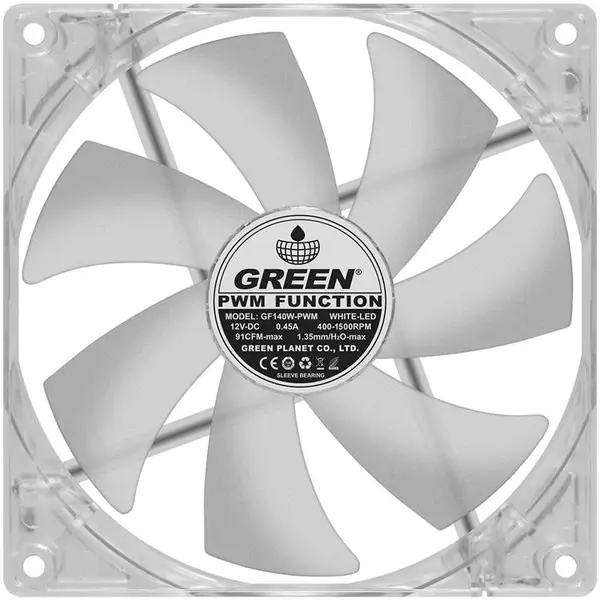 فن کیس گرین مدل GF140W-PWM