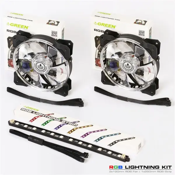 فن کیس گرین مدل Green RGB Lightning Kit - 6