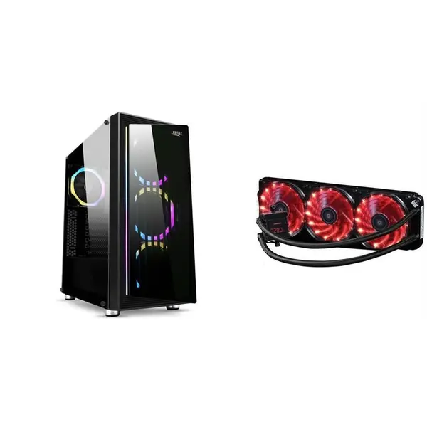 کیس اوست مدل GT-AV۰۸-BG همراه با خنک کننده GLC ۳۶۰-EVO