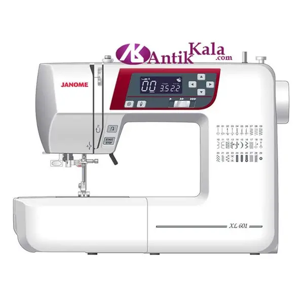 چرخ خیاطی و گلدوزی کامپیوتری ژانومه JANOME SEWING MACHINE XL601 - 2