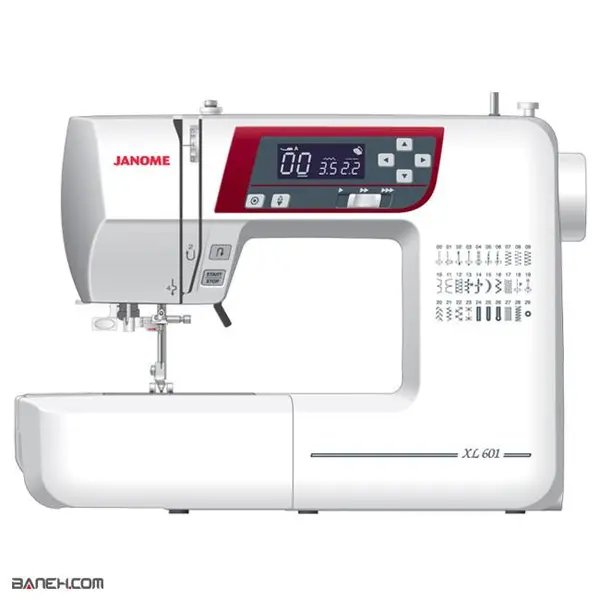 چرخ خیاطی و گلدوزی کامپیوتری ژانومه JANOME SEWING MACHINE XL601 - 4