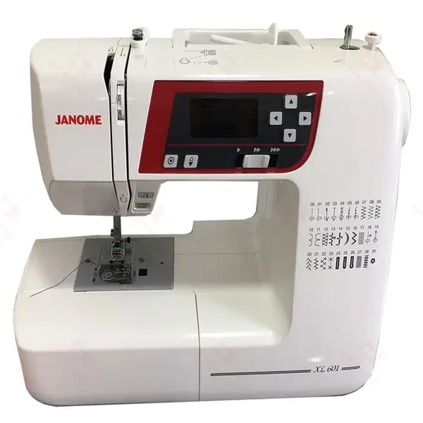 چرخ خیاطی و گلدوزی کامپیوتری ژانومه JANOME SEWING MACHINE XL601 - 3