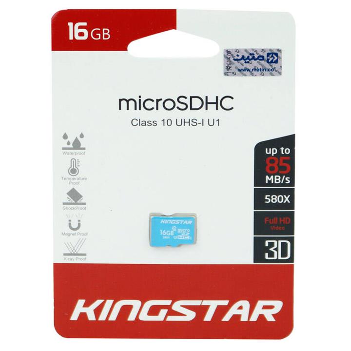 کارت حافظه Kingstar UHS-I U1 Class 10 85MBps microSDHC 16GB