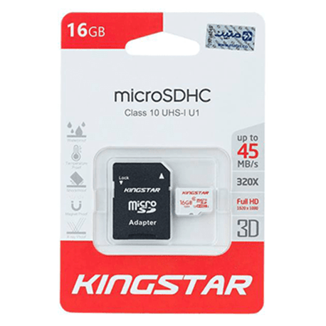 کارت حافظه Kingstar UHS-I U1 Class 10 85MBps microSDHC 16GB