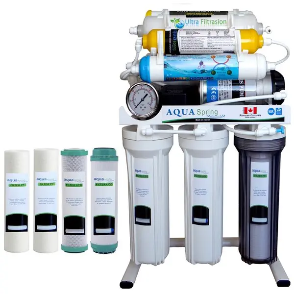 دستگاه تصفیه کننده آب آکوآ اسپرینگ مدل NF3900 به همراه فیلتر مدل 01 مجموعه 4 عددی - 2
