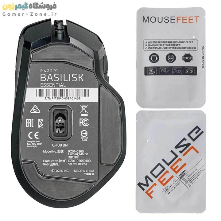 اسکیت موس ریزر Razer Basilisk / Basilisk Essential Mouse Feet/Skates