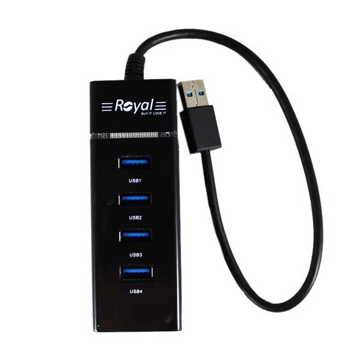 هاب چهار پورت رویال USB3.0