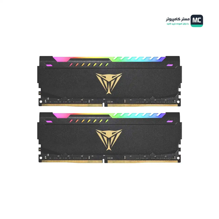 رم پاتریوت Viper STEEL RGB 16GB 2x8GB 3200MHz CL16