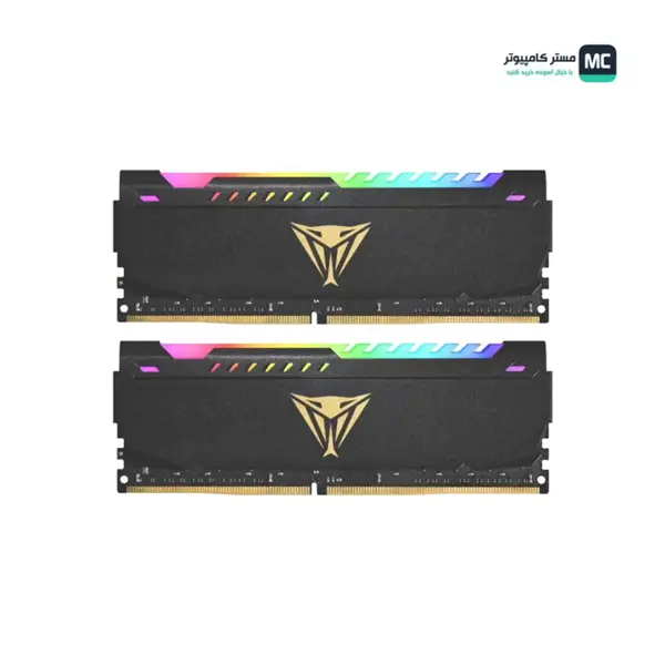 رم پاتریوت Viper STEEL RGB 16GB 2x8GB 3200MHz CL16 - 5