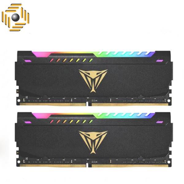 رم پاتریوت Viper STEEL RGB 16GB 2x8GB 3200MHz CL16