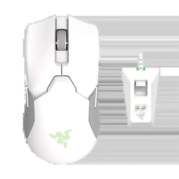 ماوس بی سیم مخصوص بازی ریزر مدل Viper Ultimate & Mouse Dock Mercury Edition - 5