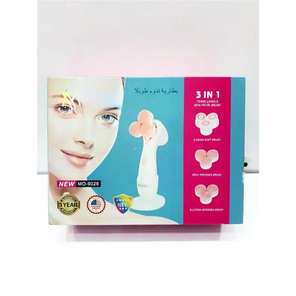 فیس براش پایه دار شستشوی صورت 3 کاره موهایر مدل 3IN1 MOEHAIR MO-9026