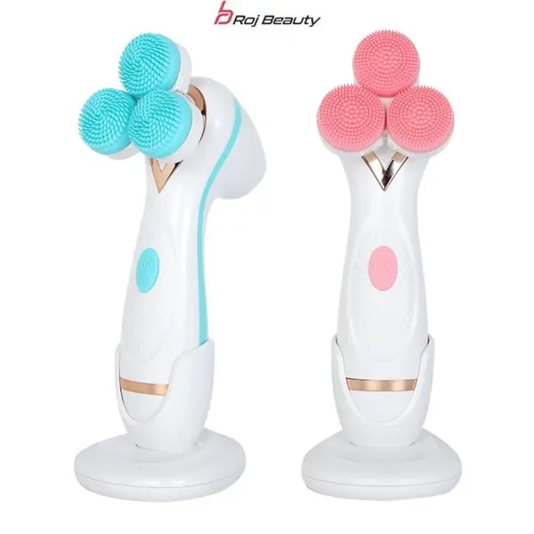 فیس براش پایه دار شستشوی صورت 3 کاره موهایر مدل 3IN1 MOEHAIR MO-9026