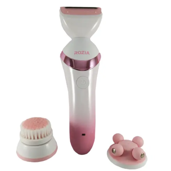 فیس براش و برس پاکسازی 3 کاره صورت روزیا مدل HB6008