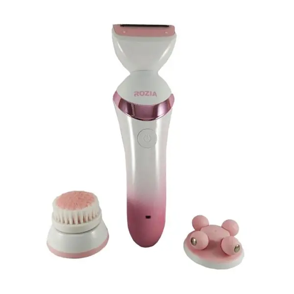 فیس براش و برس پاکسازی 3 کاره صورت روزیا مدل HB6008