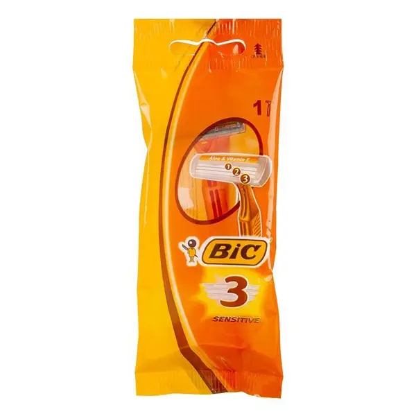 تیغ سه لبه حساس صابوندار یک عددی بیک - 4