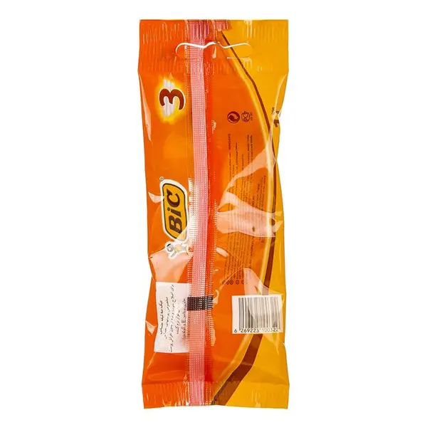 تیغ سه لبه حساس صابوندار یک عددی بیک - 3