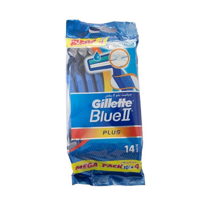 تیغ اصلاح 14 عددی  Gillette Blue 2 Plus