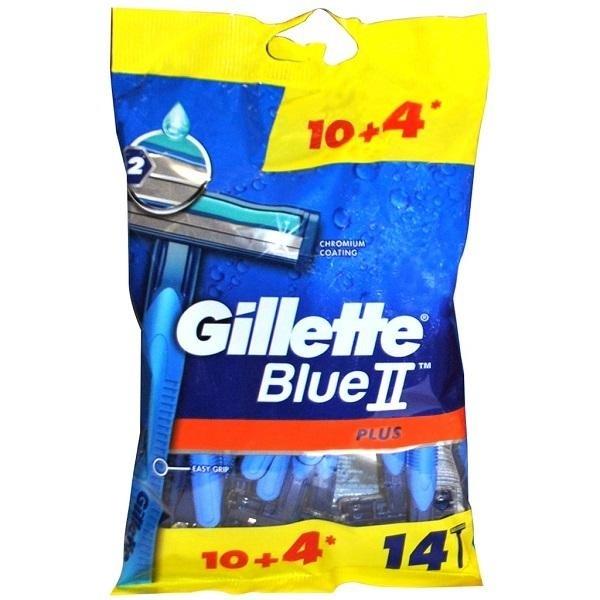 تیغ اصلاح 14 عددی  Gillette Blue 2 Plus