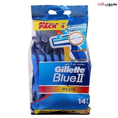 تیغ اصلاح 14 عددی  Gillette Blue 2 Plus