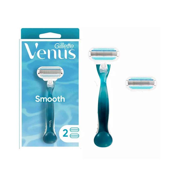 خودتراش ونوس 2 یدک 3 لبه ژیلت Gillette Venus Smooth Shave