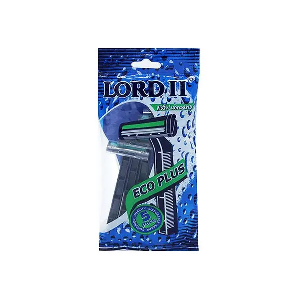ژیلت 2لبه صابون دار لرد بسته 5 عددی - 2