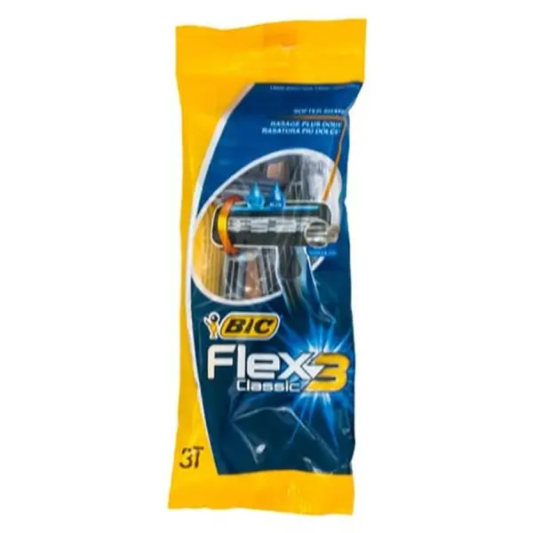 خودتراش بیک 3 لبه فلکس کلاسیک بسته 3 عددی - 5