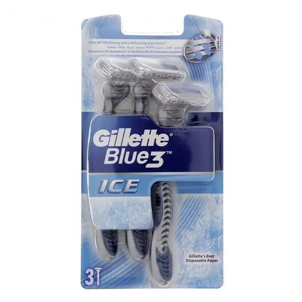 تیغ اصلاح ژیلت 3 عددی 3 تیغه blue 3 ice - 5