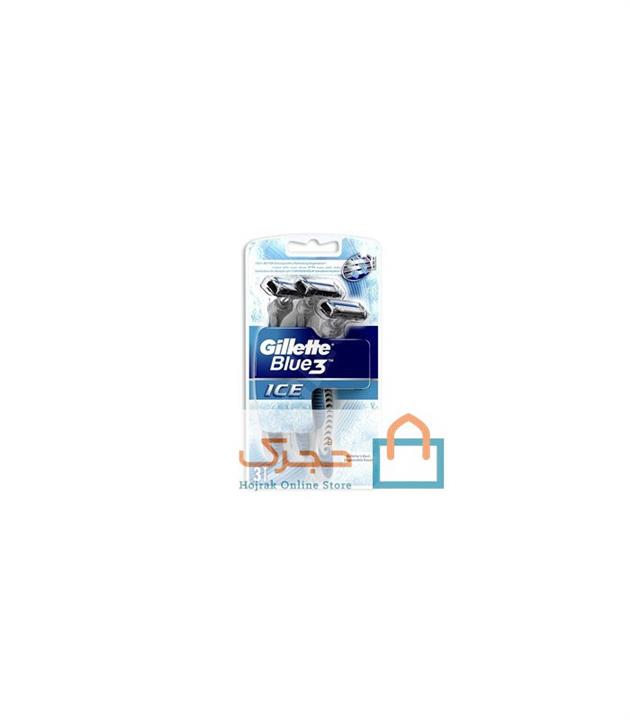 تیغ اصلاح ژیلت 3 عددی 3 تیغه blue 3 ice