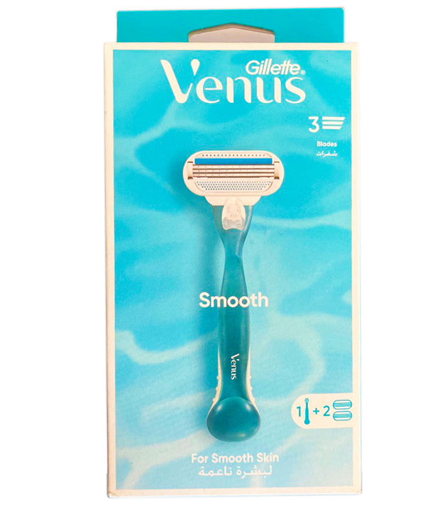 ژیلت خودتراش ونوس 3لبه آبی ا GILLETTE VENUS SMOOTH