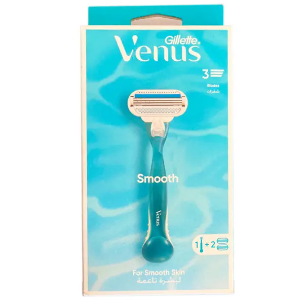 ژیلت خودتراش ونوس 3لبه آبی ا GILLETTE VENUS SMOOTH