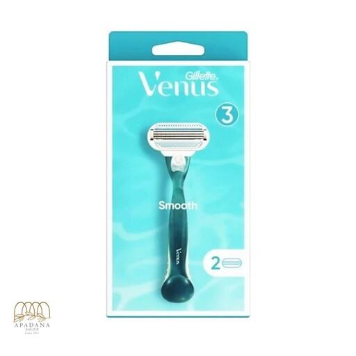 ژیلت خودتراش ونوس 3لبه آبی ا GILLETTE VENUS SMOOTH