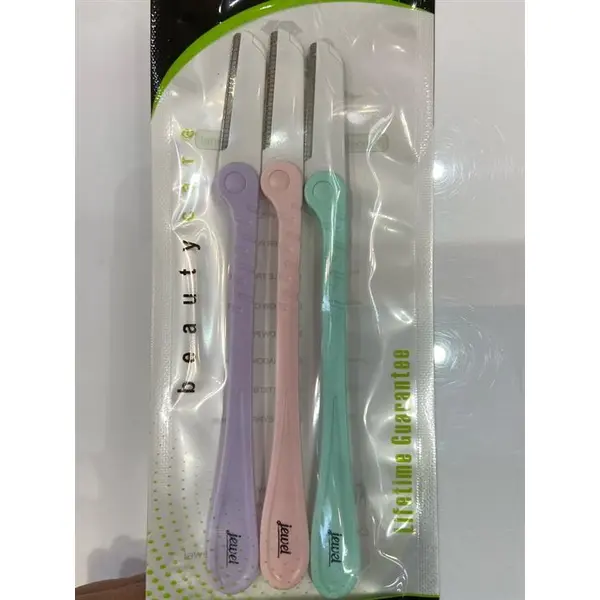 تیغ ابرو تاشو 3 عددی جول jewel مدل GR_503