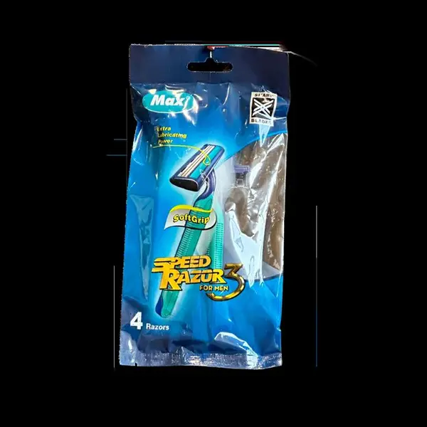 خودتراش ژیلت 3 لبه مردانه مکس MAX بسته 4 عددی - 3