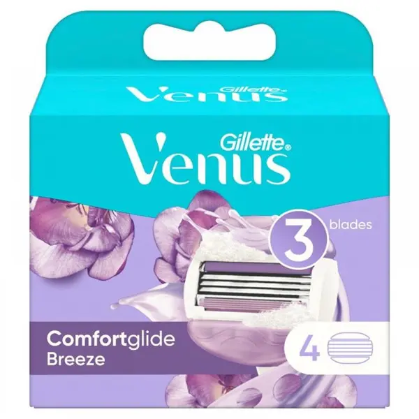 یدک 3 لبه خودتراش زنانه ونوس Venus مدل Breeze بسته 4 عددی - 6