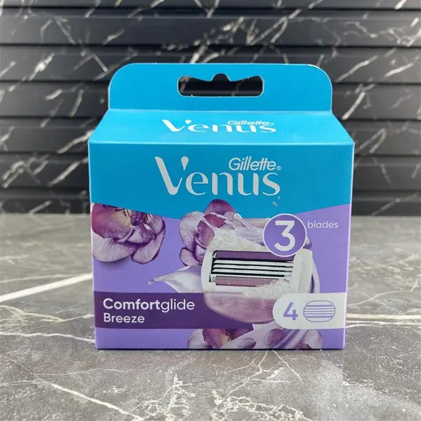 یدک 3 لبه خودتراش زنانه ونوس Venus مدل Breeze بسته 4 عددی - 3