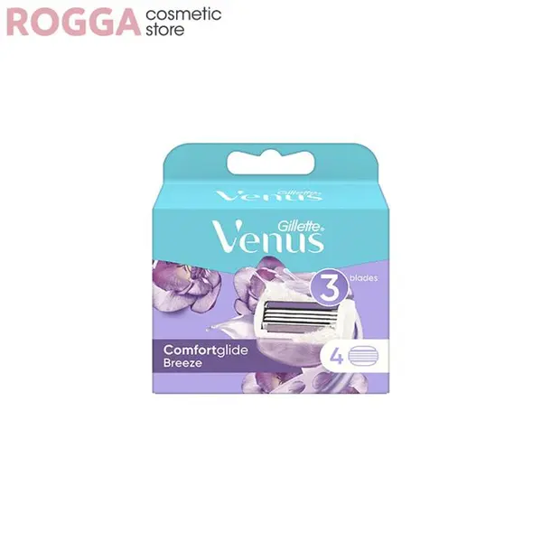 یدک 3 لبه خودتراش زنانه ونوس Venus مدل Breeze بسته 4 عددی - 2