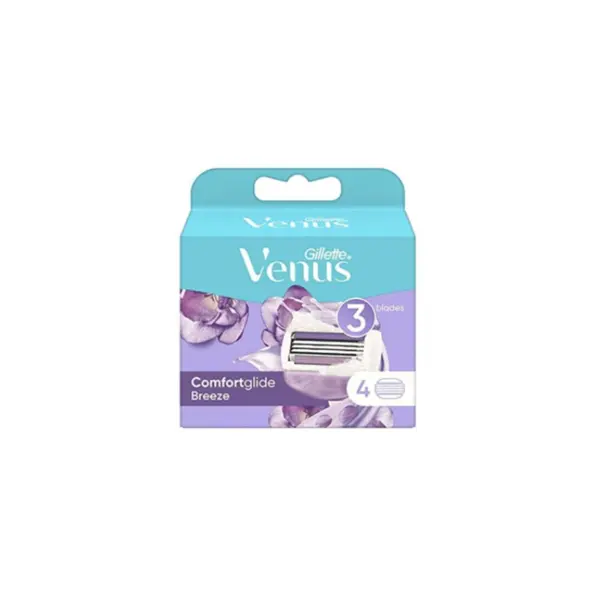 یدک 3 لبه خودتراش زنانه ونوس Venus مدل Breeze بسته 4 عددی - 4