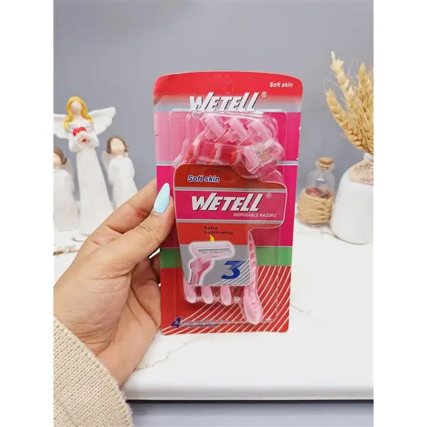 ژیلت زنانه دارای ۳ لبه برند ویتل 4 عددی