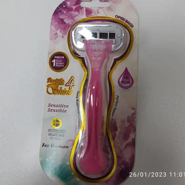 ژیلت 4لبه تکی پرلایف شاین. زنانه ضد حساسیت - 4